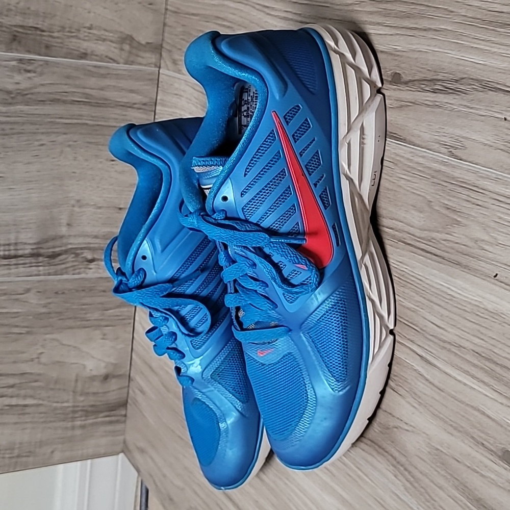 Nike Air Lunar Victory II Blue Pink Running Shoes Women’s 8 454130-401